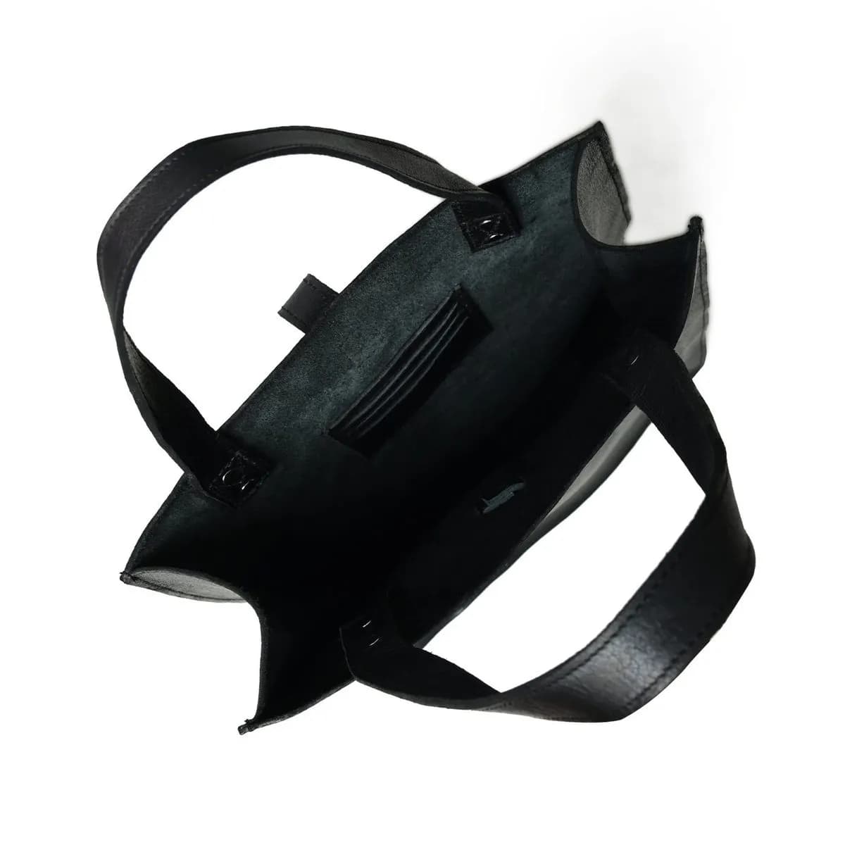 Ebony Elegance Leather Tote thumbnail 7