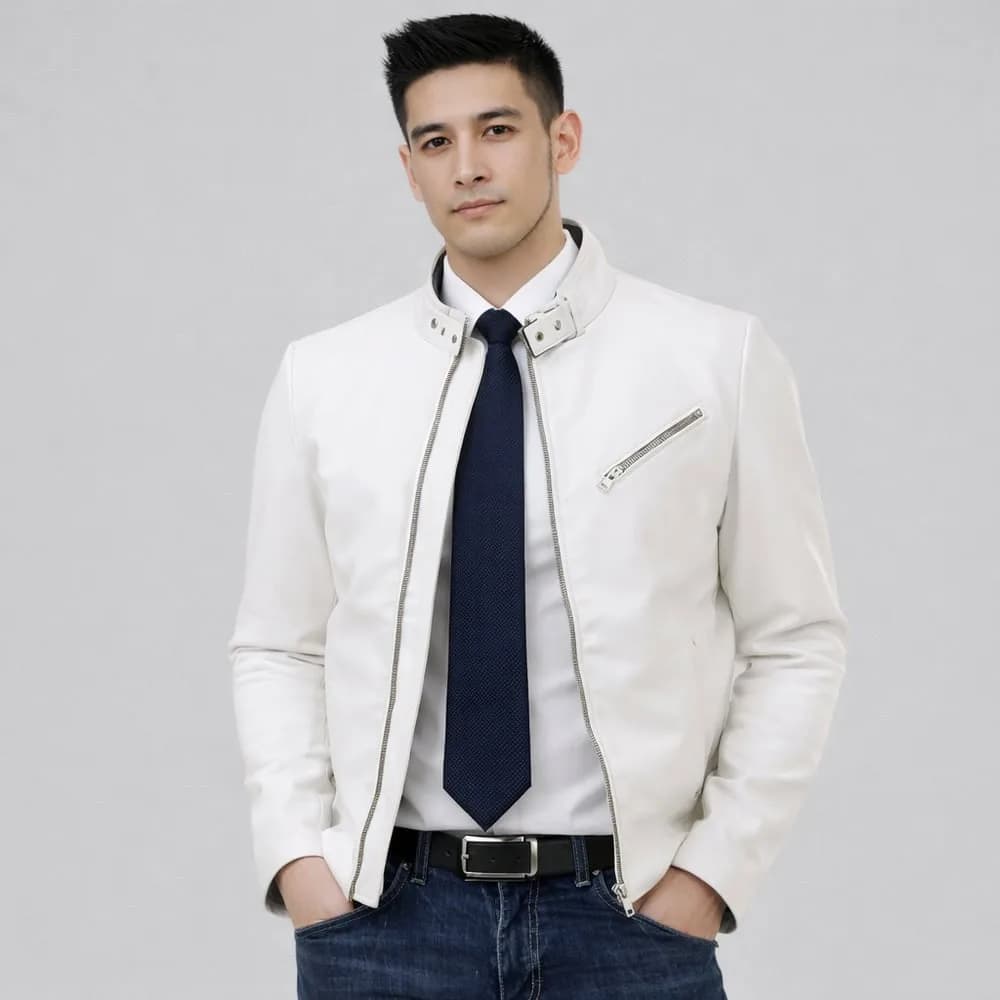 Eshan Genuine Leather Jacket For Men