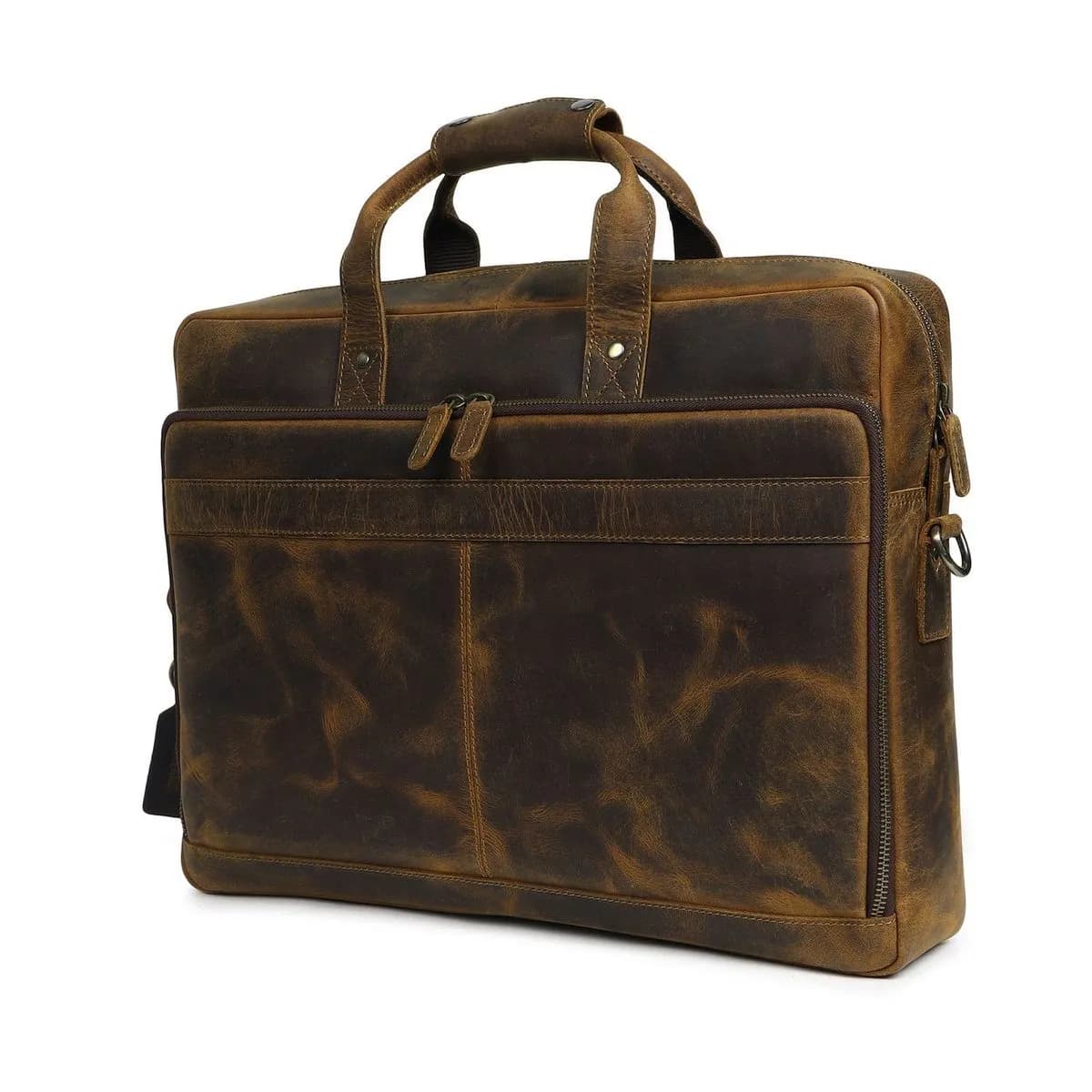 European Hunter Leather Briefcase thumbnail 2