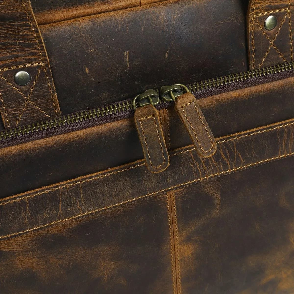 European Hunter Leather Briefcase thumbnail 8