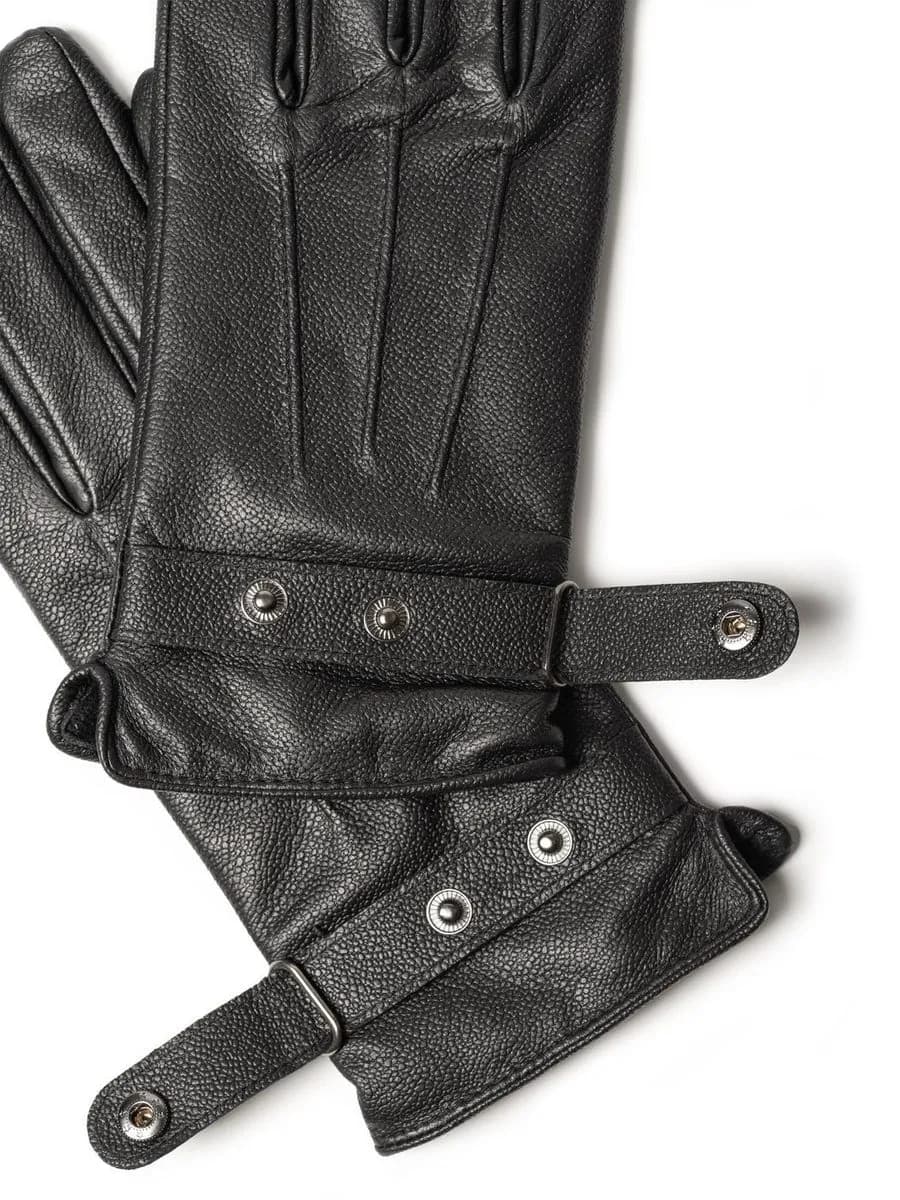 Bikers Leather Gloves - Touch Button thumbnail 6