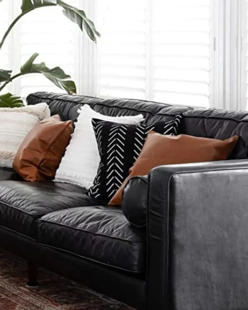 Handmade Leather 2 Butterfly Chair, 2 Butterfly Stool & 2 Cushions thumbnail 4