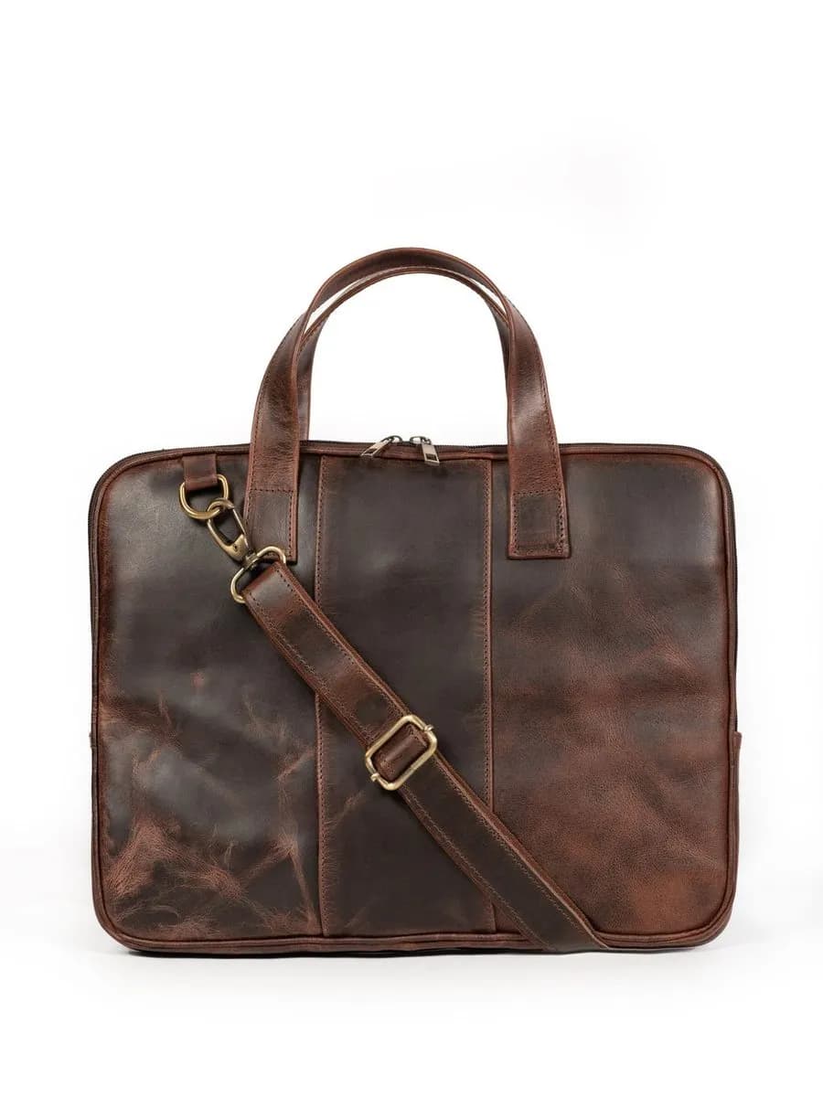 Harbor Laptop Briefcase, Brown thumbnail 9