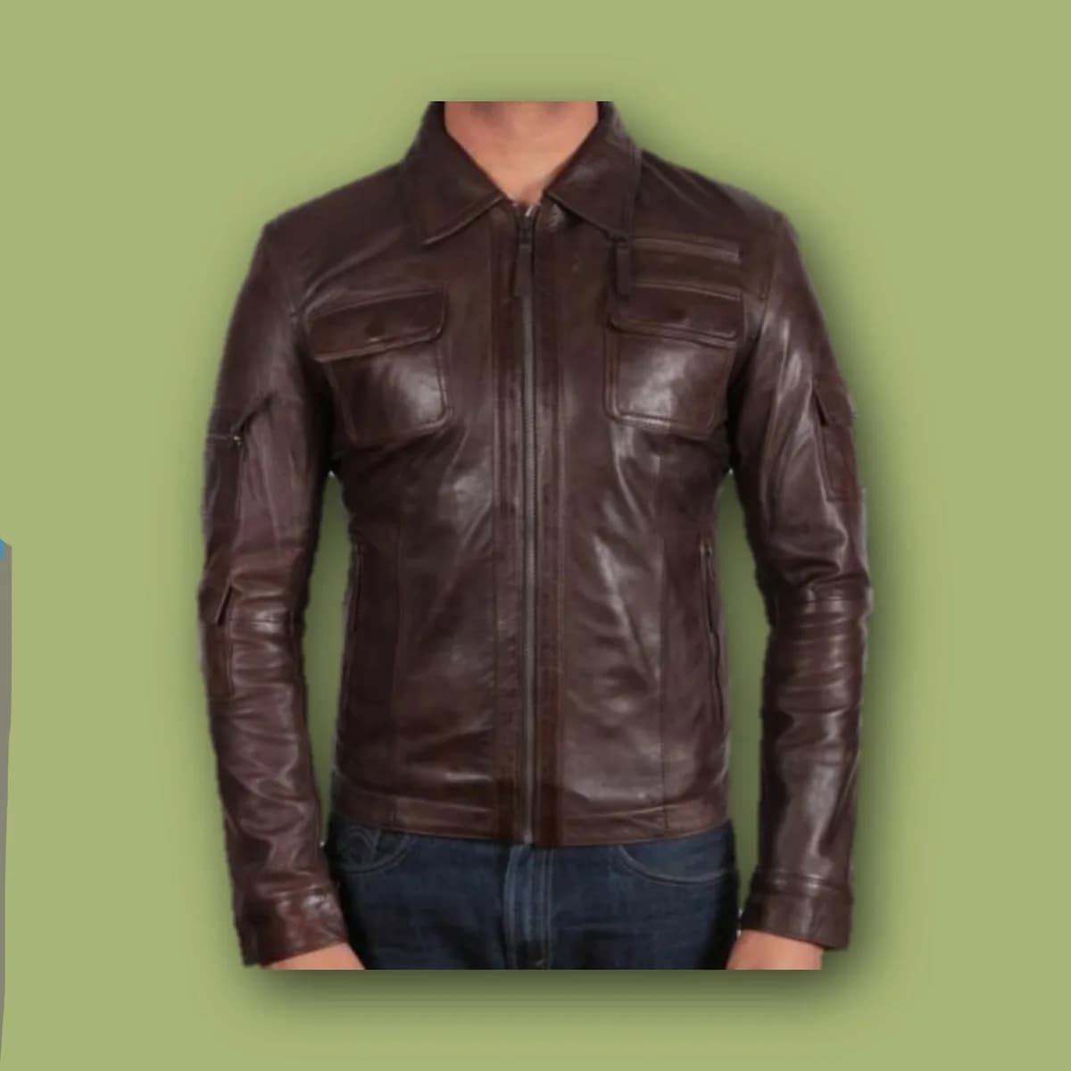 Ifty Genuine Leather Jacket IJ-08 thumbnail 3