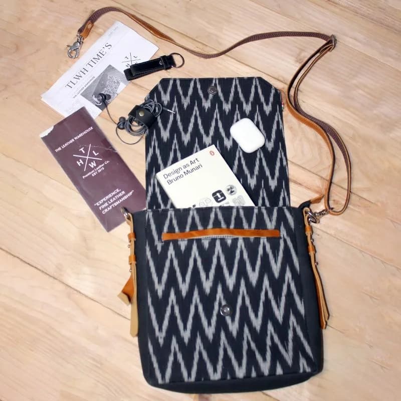 Ikkat Sling Bag thumbnail 4