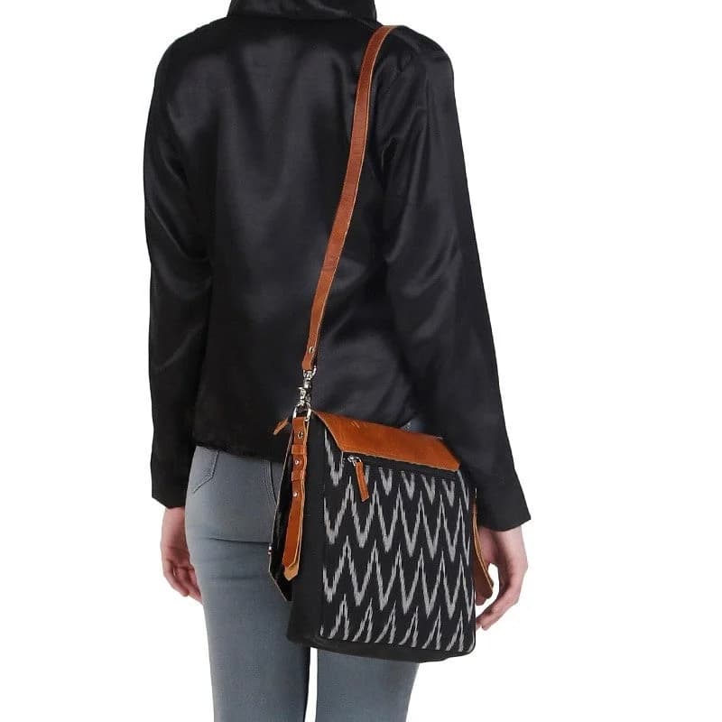 Ikkat Sling Bag thumbnail 7