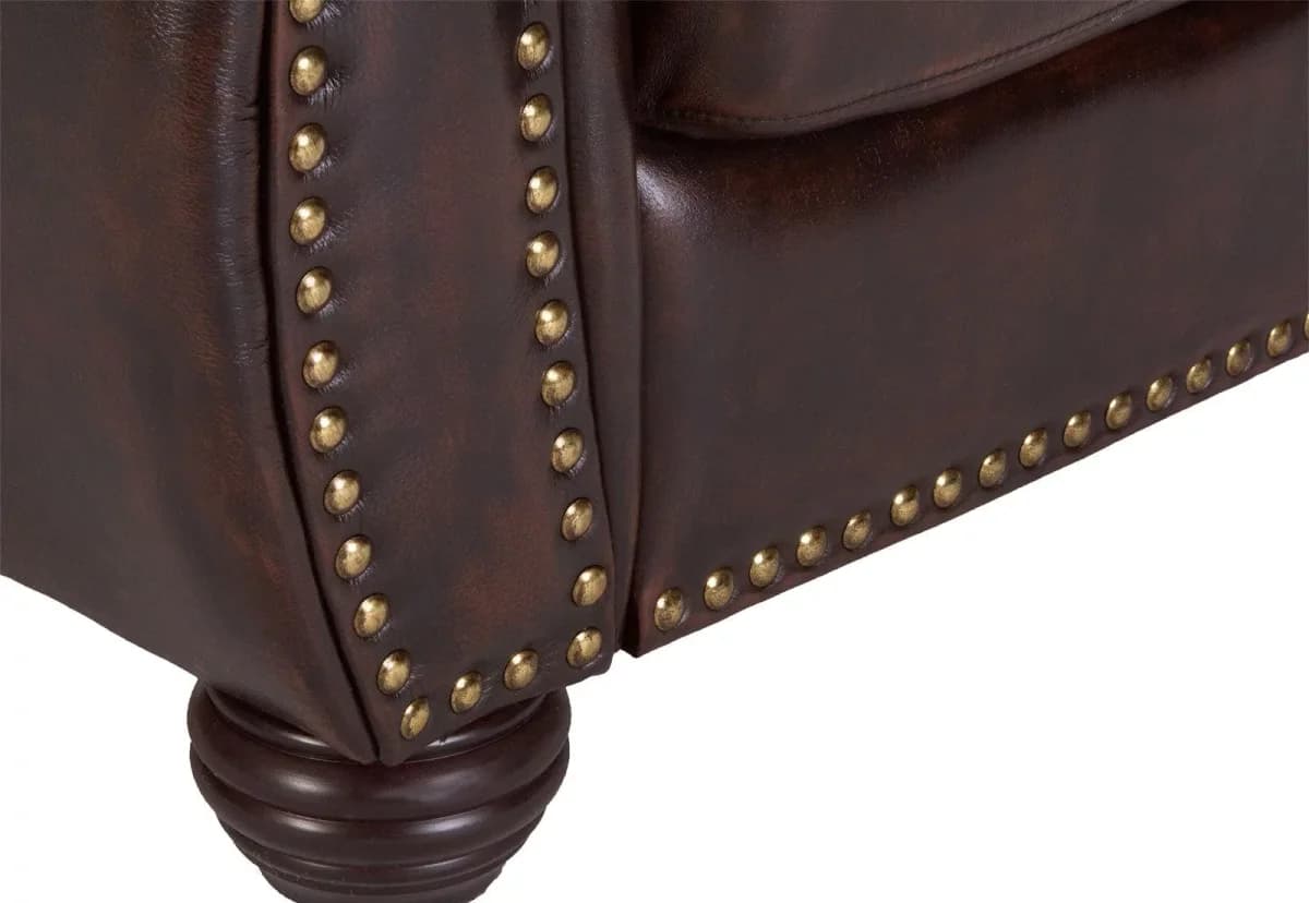 IndiFash 1 Seater Colonial Chesterfield Sofa thumbnail 2