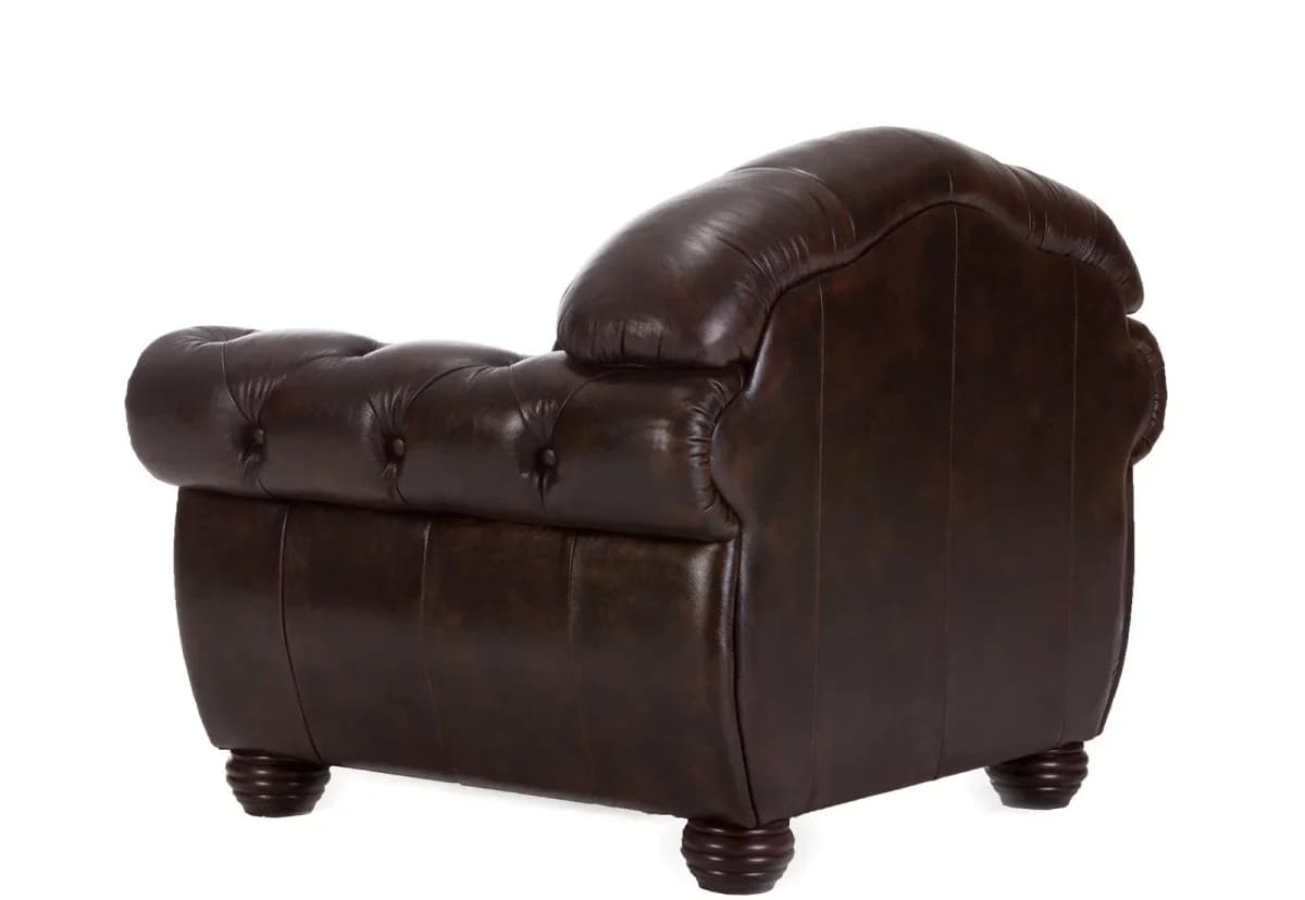 IndiFash 1 Seater Colonial Chesterfield Sofa thumbnail 5