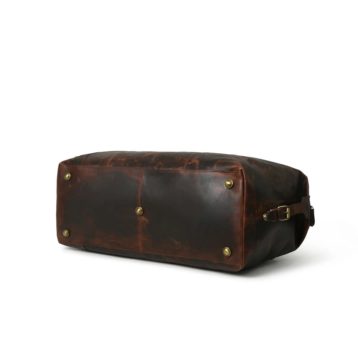 IndiFash 20 Inch buffalo duffle leather bag thumbnail 5