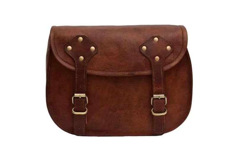 IndiFash Canon 13″ Handmade Leather Camera Bag
