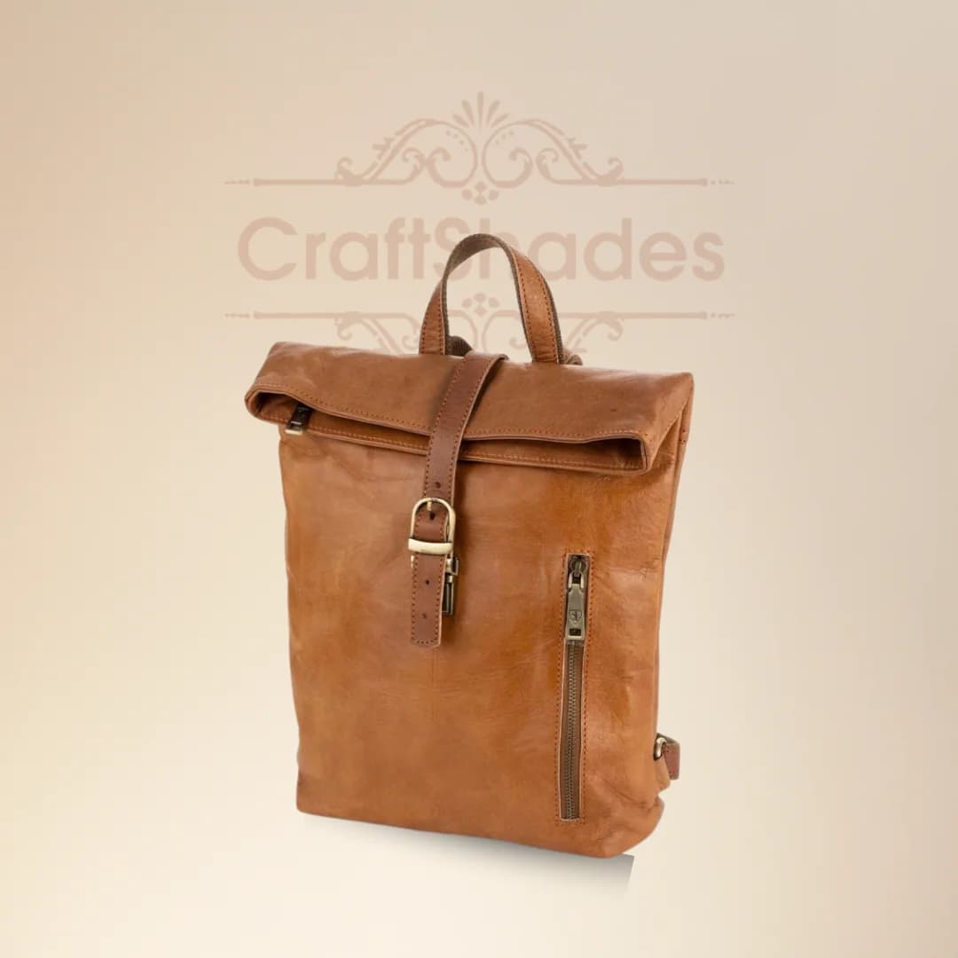 IndiFash -Leather 12*16 inch Pen Bag | 100% Genuine Leather thumbnail 4