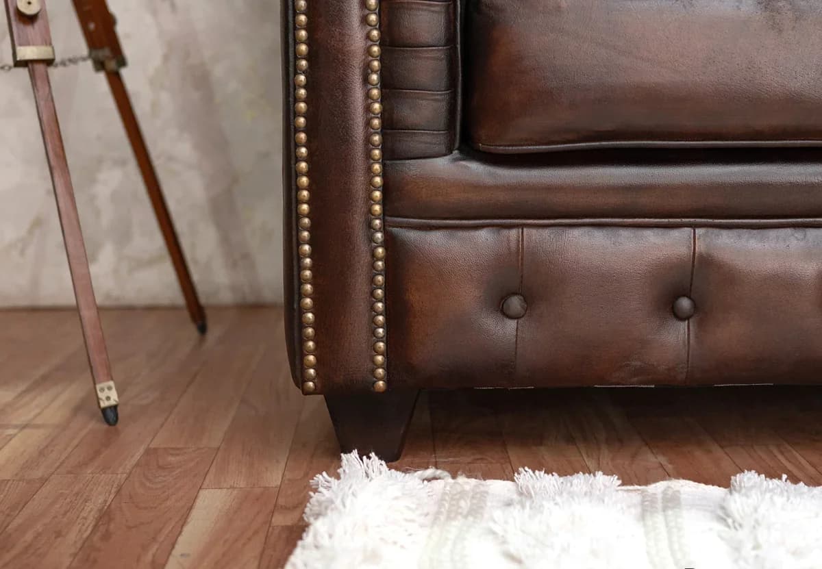 IndiFash Traditional Chesterfield 3 Seater Sofas thumbnail 5