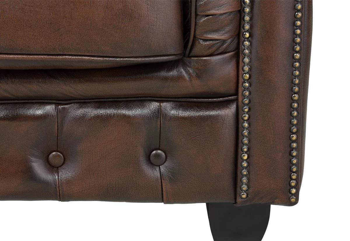 IndiFash Traditional Chesterfield Set of 3 Sofas thumbnail 4
