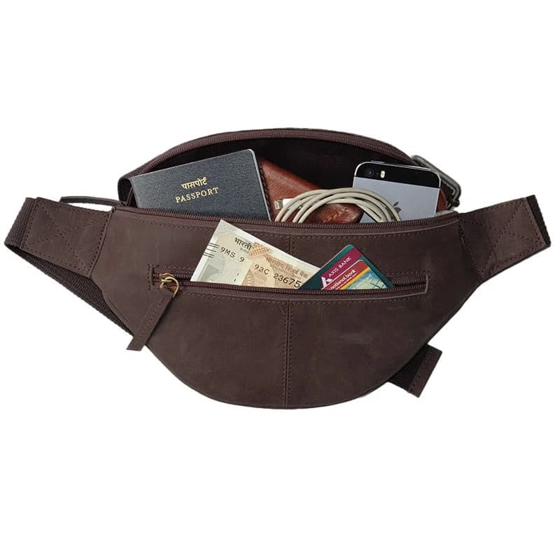 Leather Fanny Waist Bag thumbnail 3
