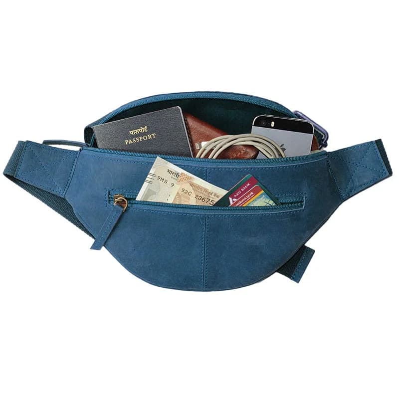 Leather Fanny Waist Bag thumbnail 4