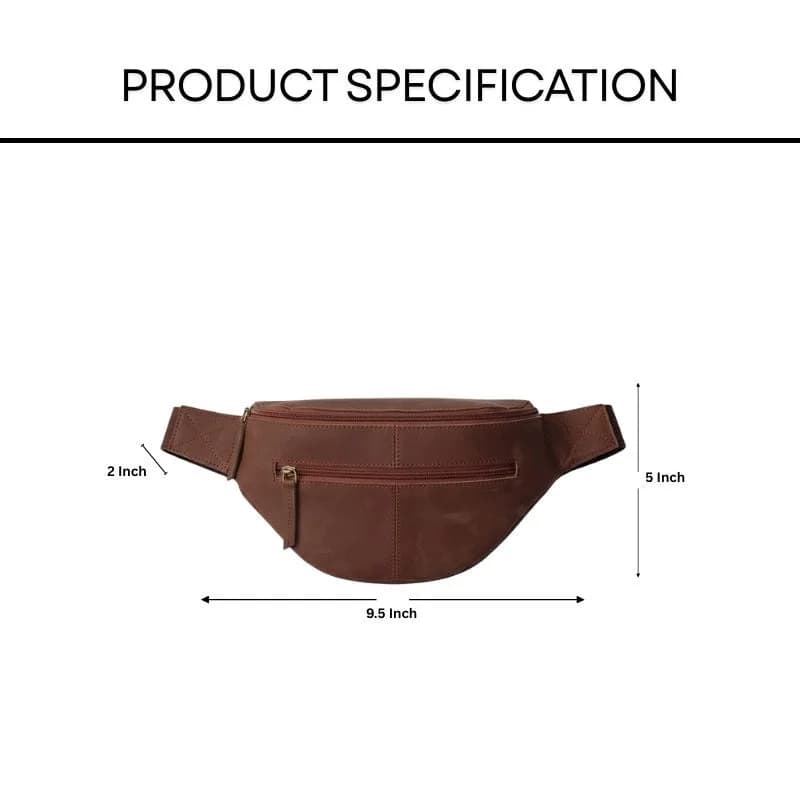Leather Fanny Waist Bag thumbnail 5