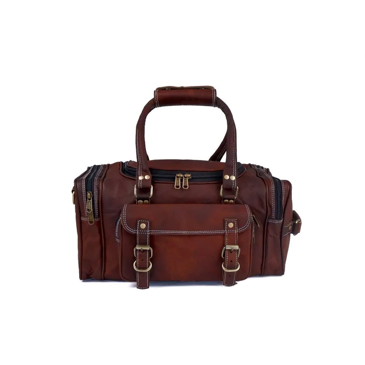 Leather Gym Duffle Bag thumbnail 5