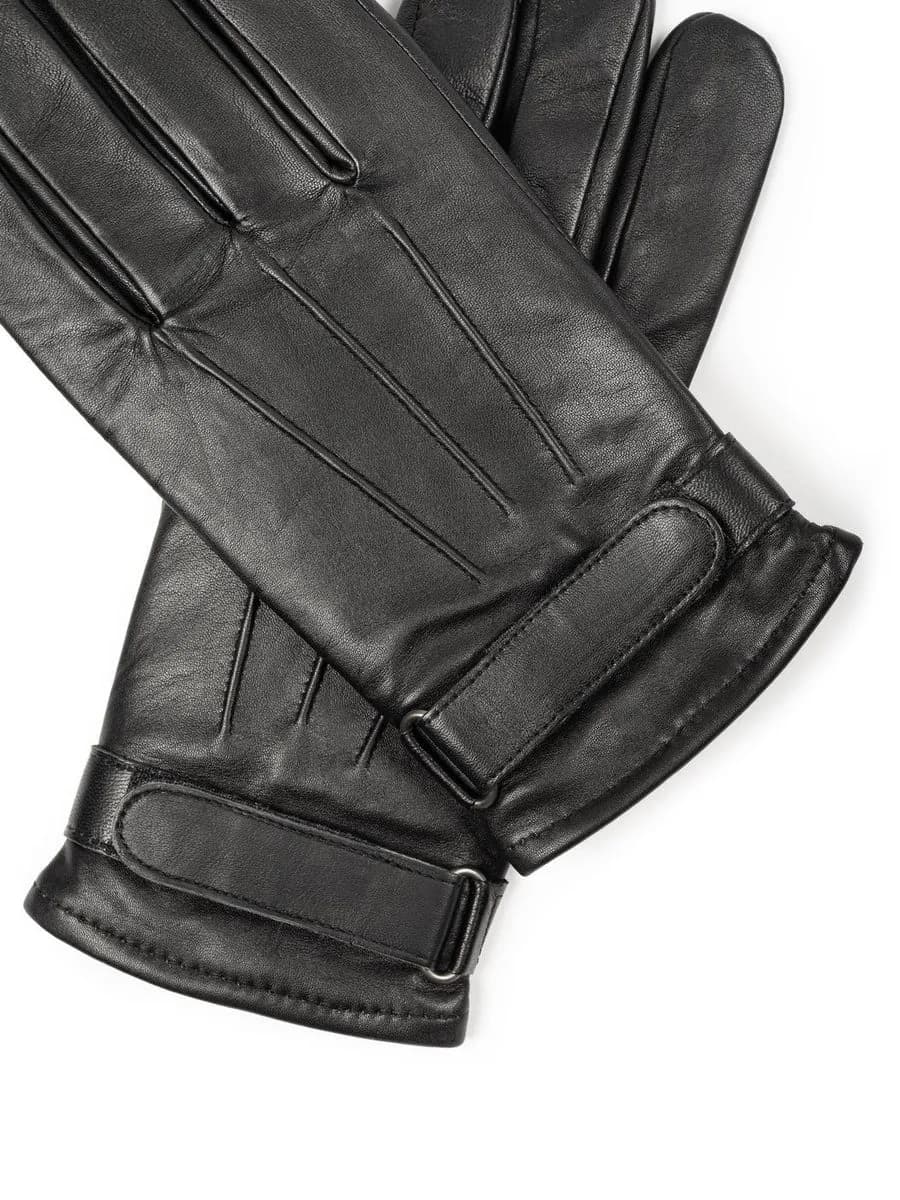 Leather Gloves-Velcro Fastening thumbnail 3