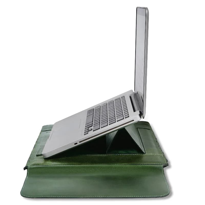 Leather Laptop Stand Sleeve thumbnail 3