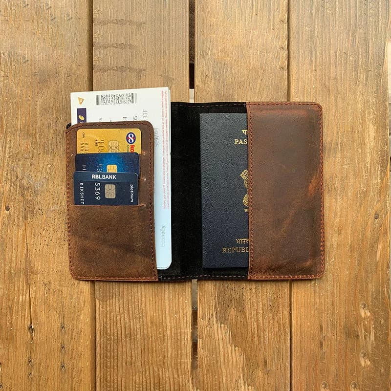 Leather Passport Cover thumbnail 2