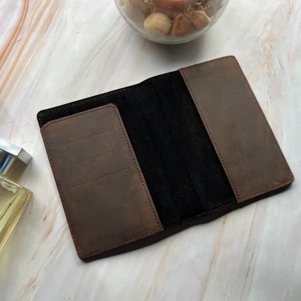 Leather Passport Cover thumbnail 3
