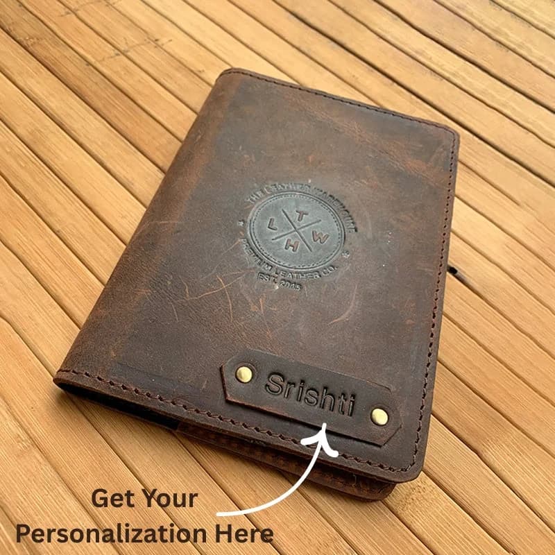 Leather Passport Cover thumbnail 4