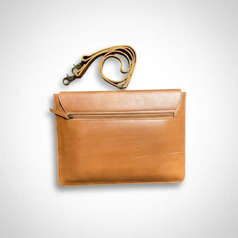 Leather Strap for Laptop Sleeve thumbnail 4