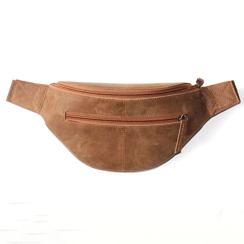 Leather Waist Bag Brown thumbnail 4