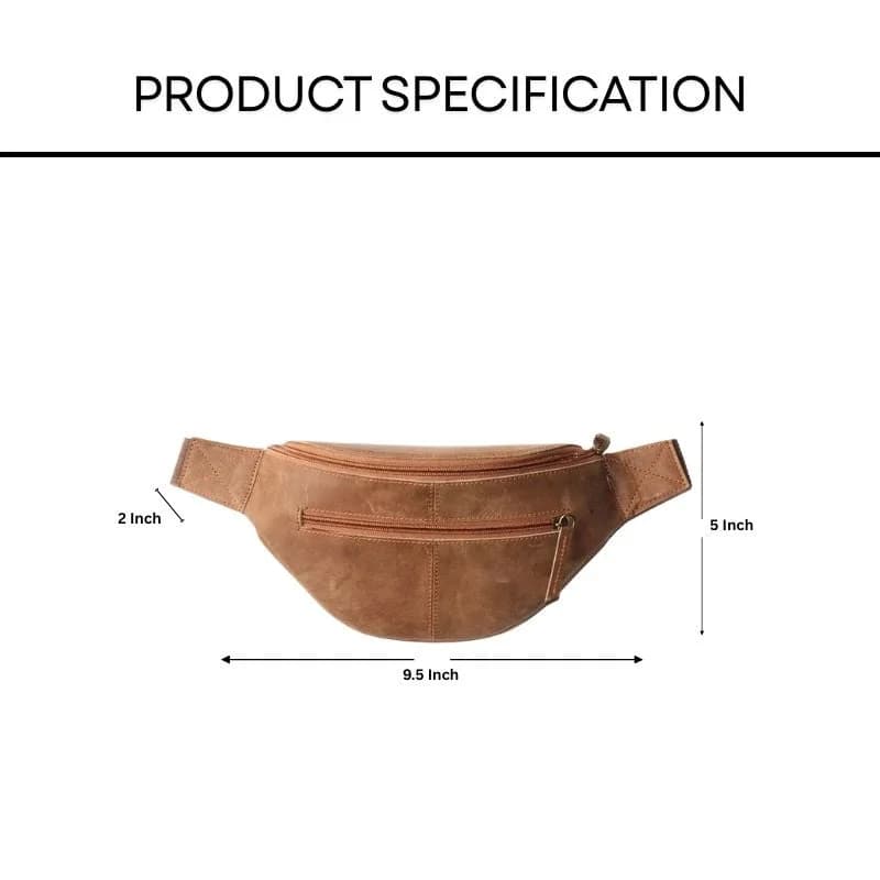Leather Waist Bag Brown thumbnail 5