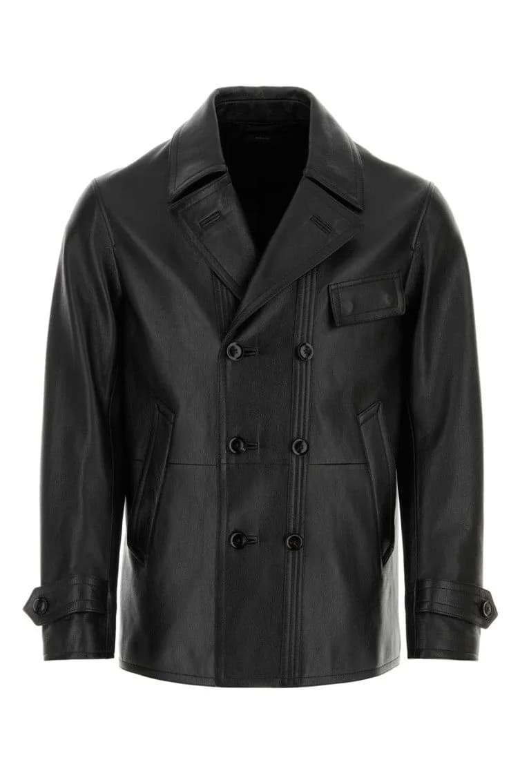 Liam Premium Genuine Leather Sailor Jacket for Men thumbnail 3