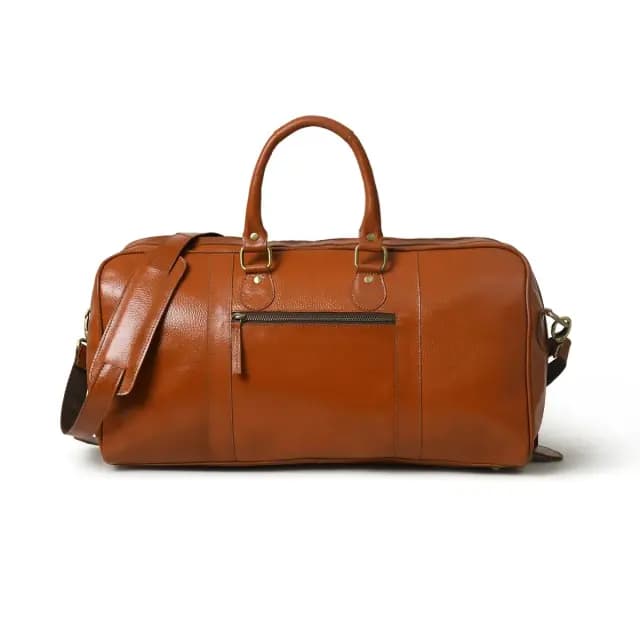 IndiFash Vintage Leather men’s Travel Duffle luggage Bag Brown