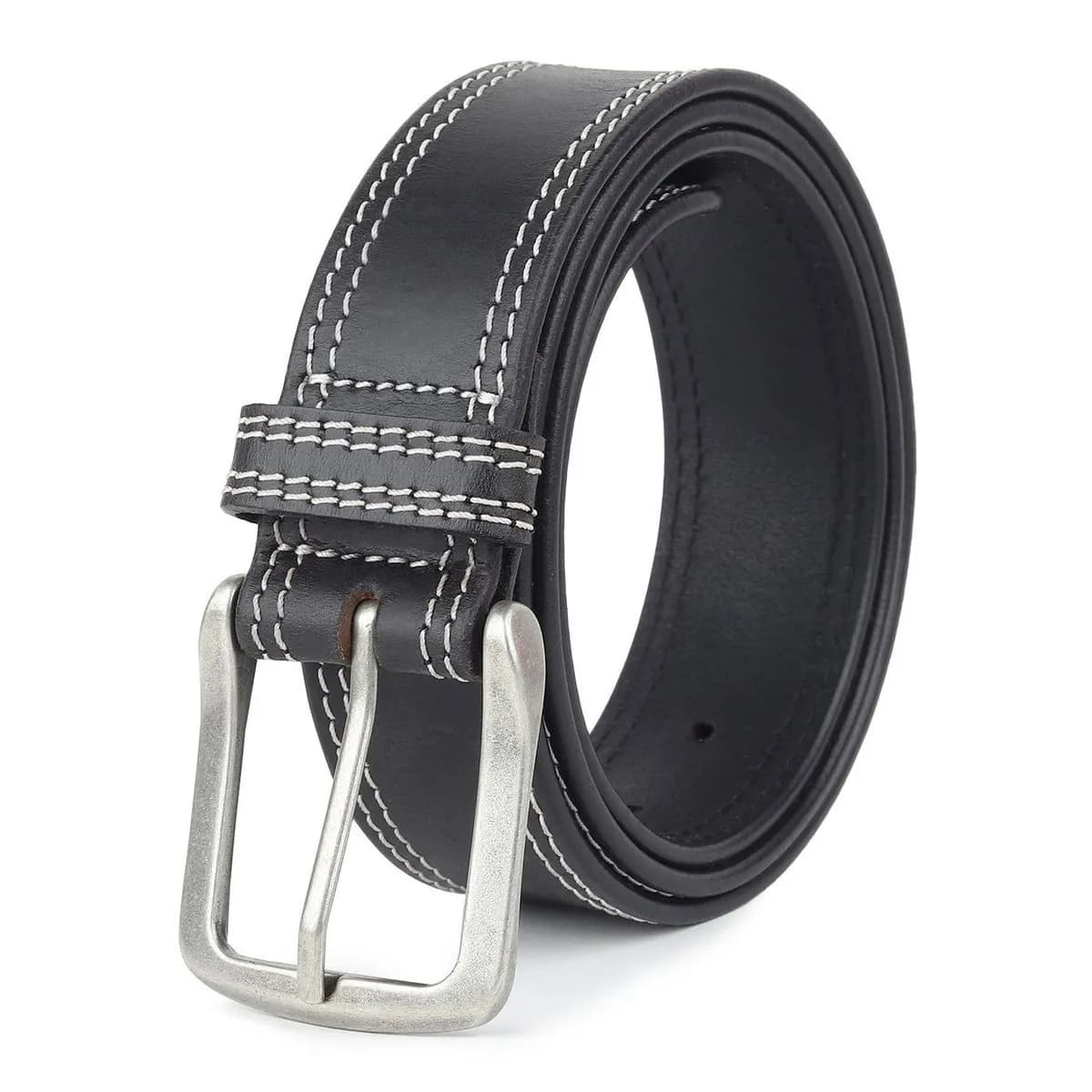 Midnight Ranger Black Leather Belt thumbnail 2