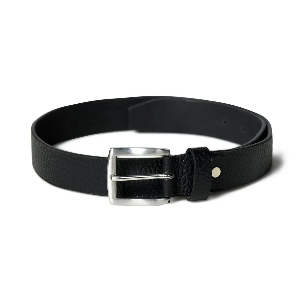 Nexus Black Leather Belt thumbnail 3