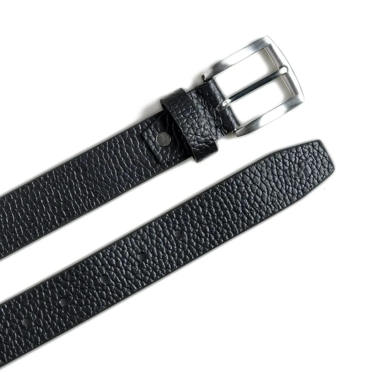 Nexus Black Leather Belt thumbnail 6