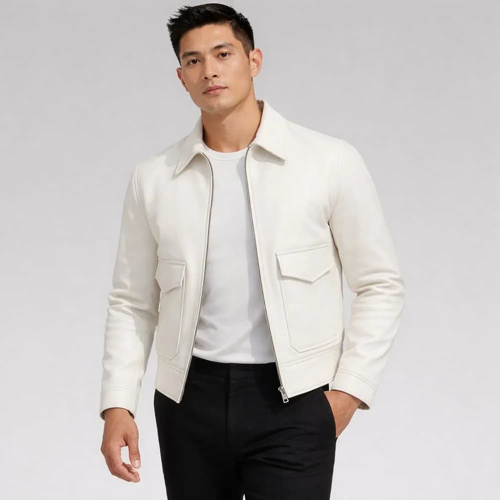Nivan Genuine Leather Jacket For Men