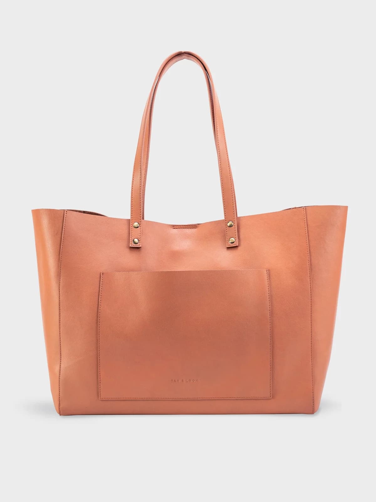 Old Fashioned Top Closure Tote (Dusty Peach) thumbnail 3