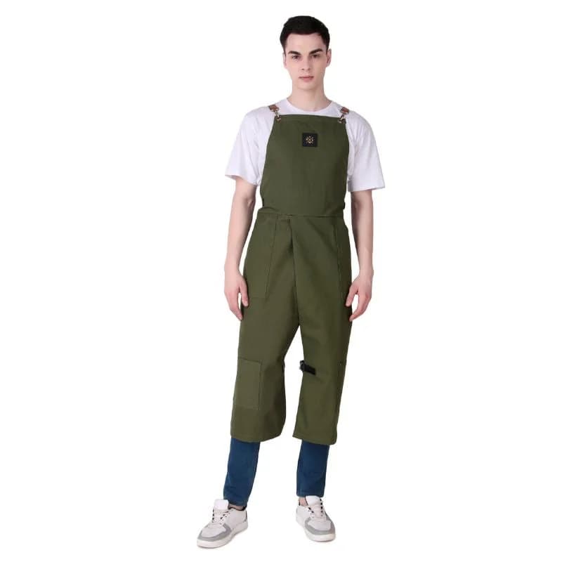 Olive Green Chef Apron thumbnail 7