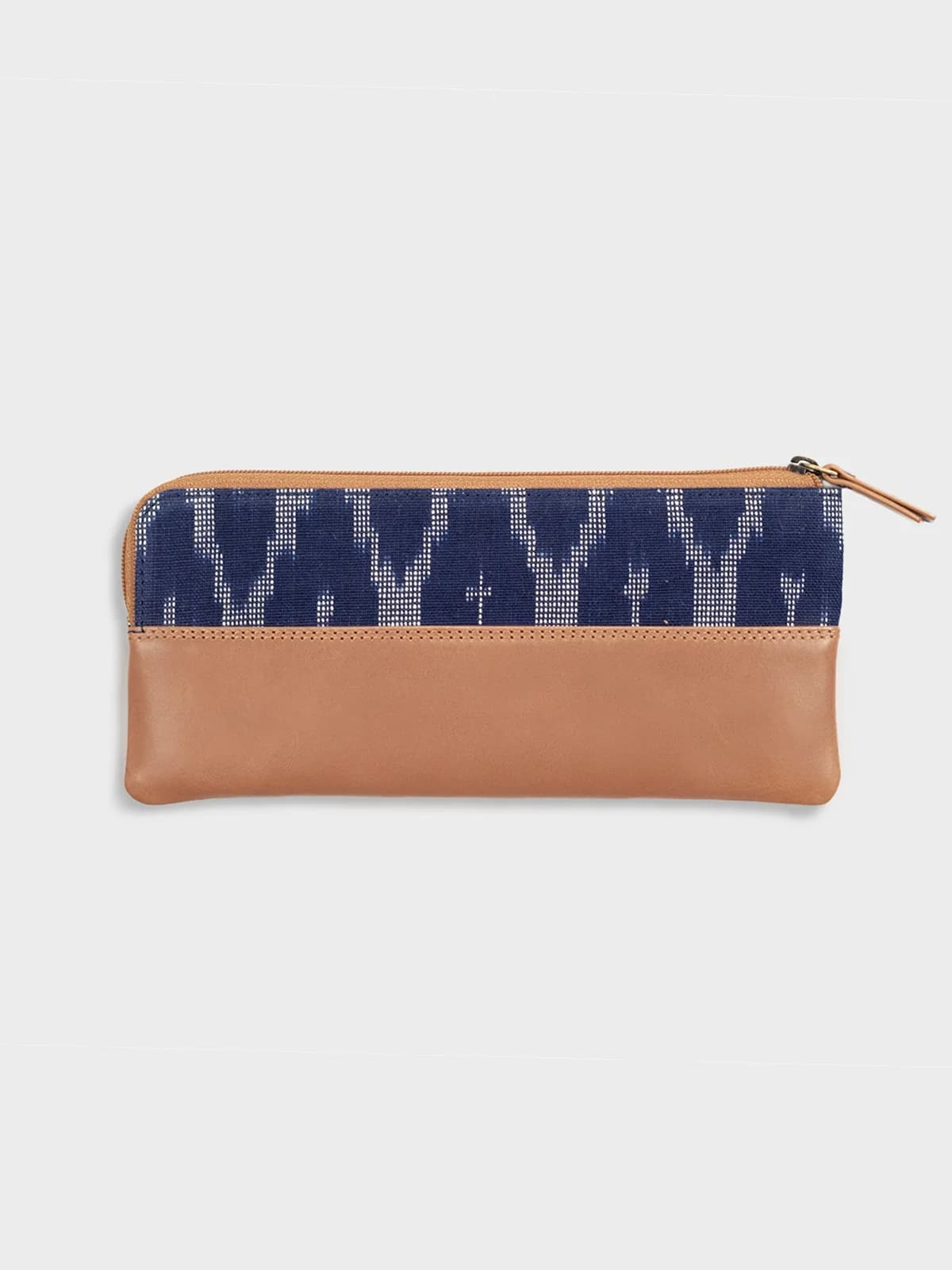 Pencil Pouch (Navy Ikat) thumbnail 2
