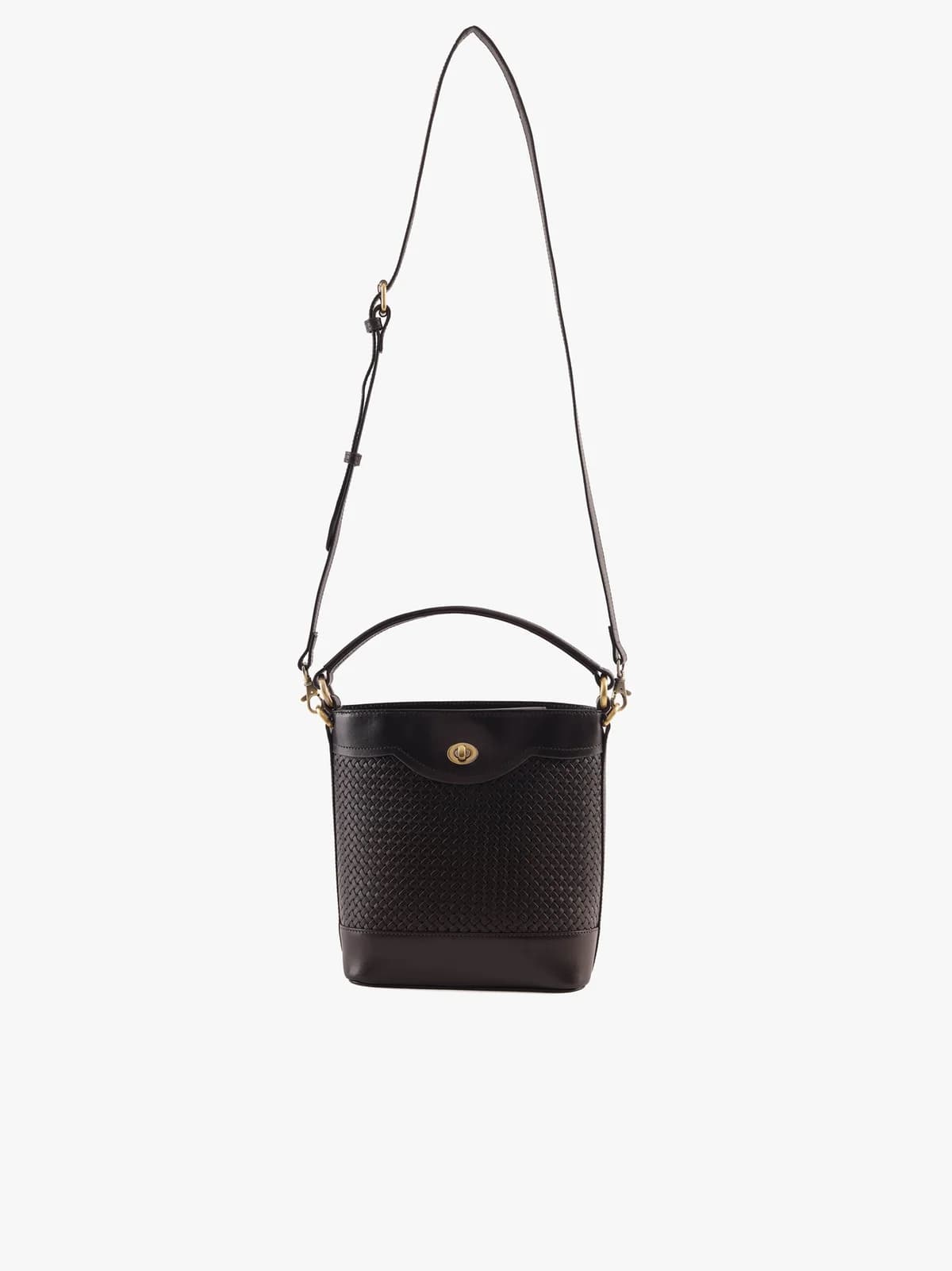 Portobello Bucket Bag (Warm Black) thumbnail 4