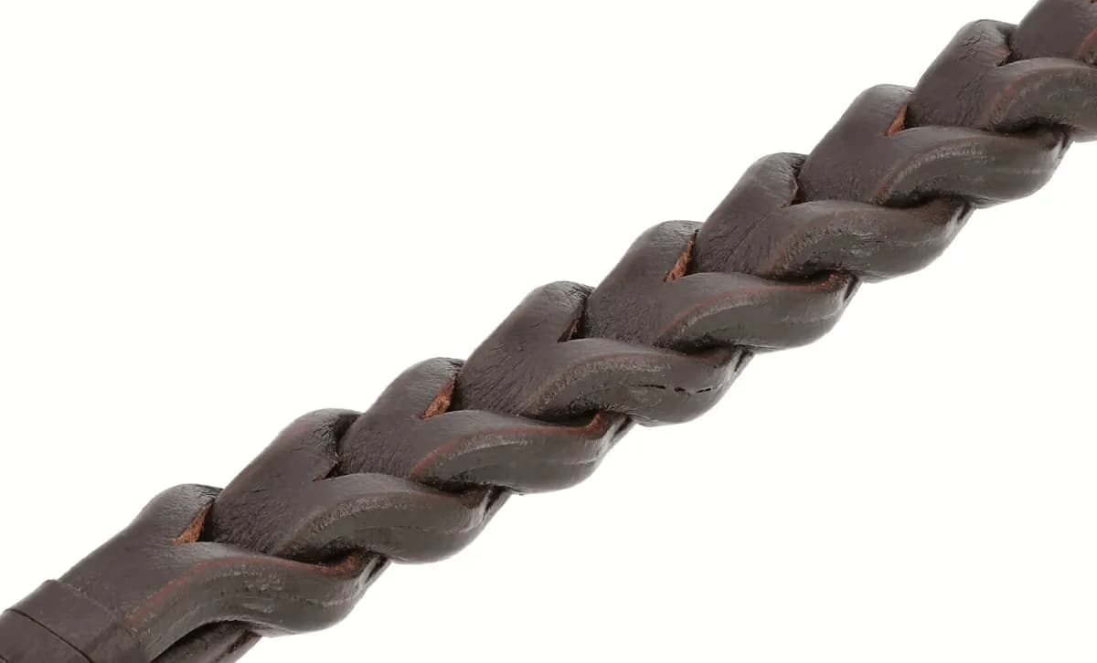 Premium Leather Traffic Dog Leash - Short Control Lead thumbnail 2