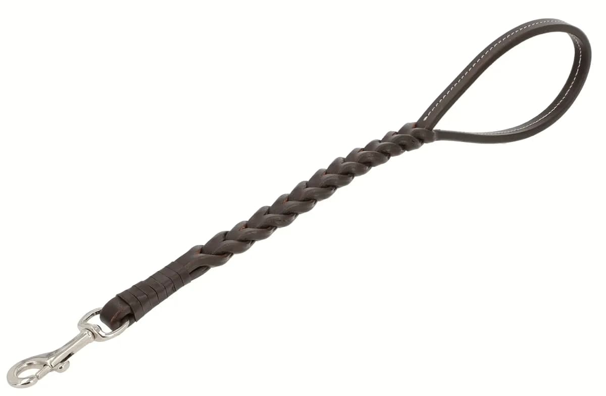 Premium Leather Traffic Dog Leash - Short Control Lead thumbnail 6