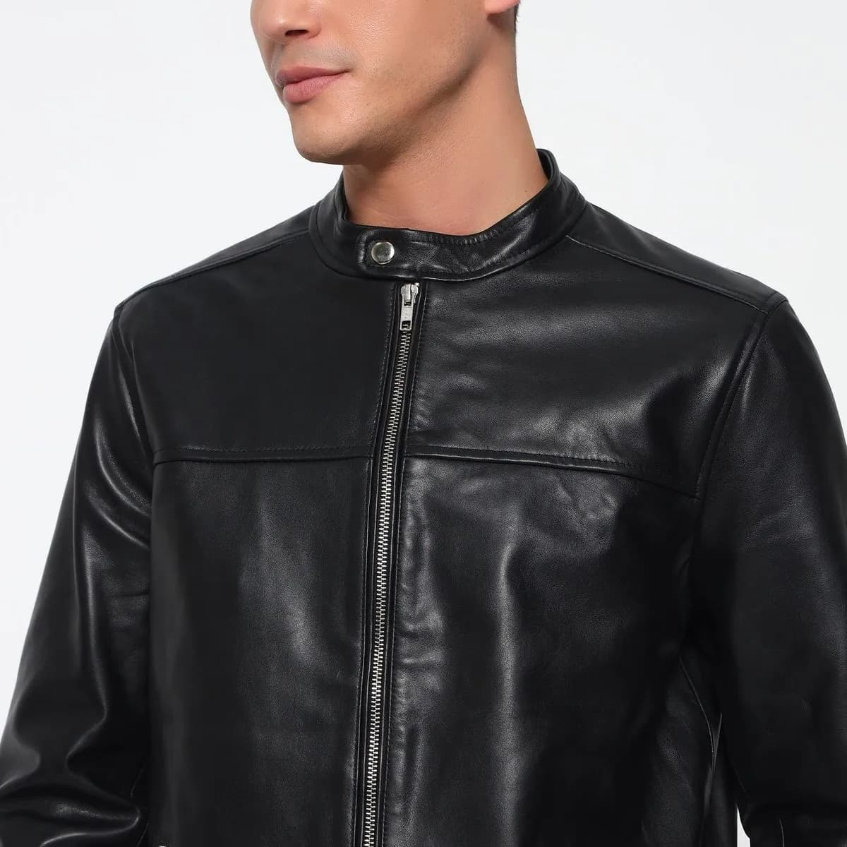 Prime Black Biker'S Men Jacket thumbnail 2