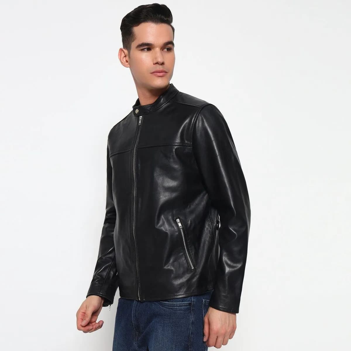 Prime Black Biker'S Men Jacket thumbnail 4