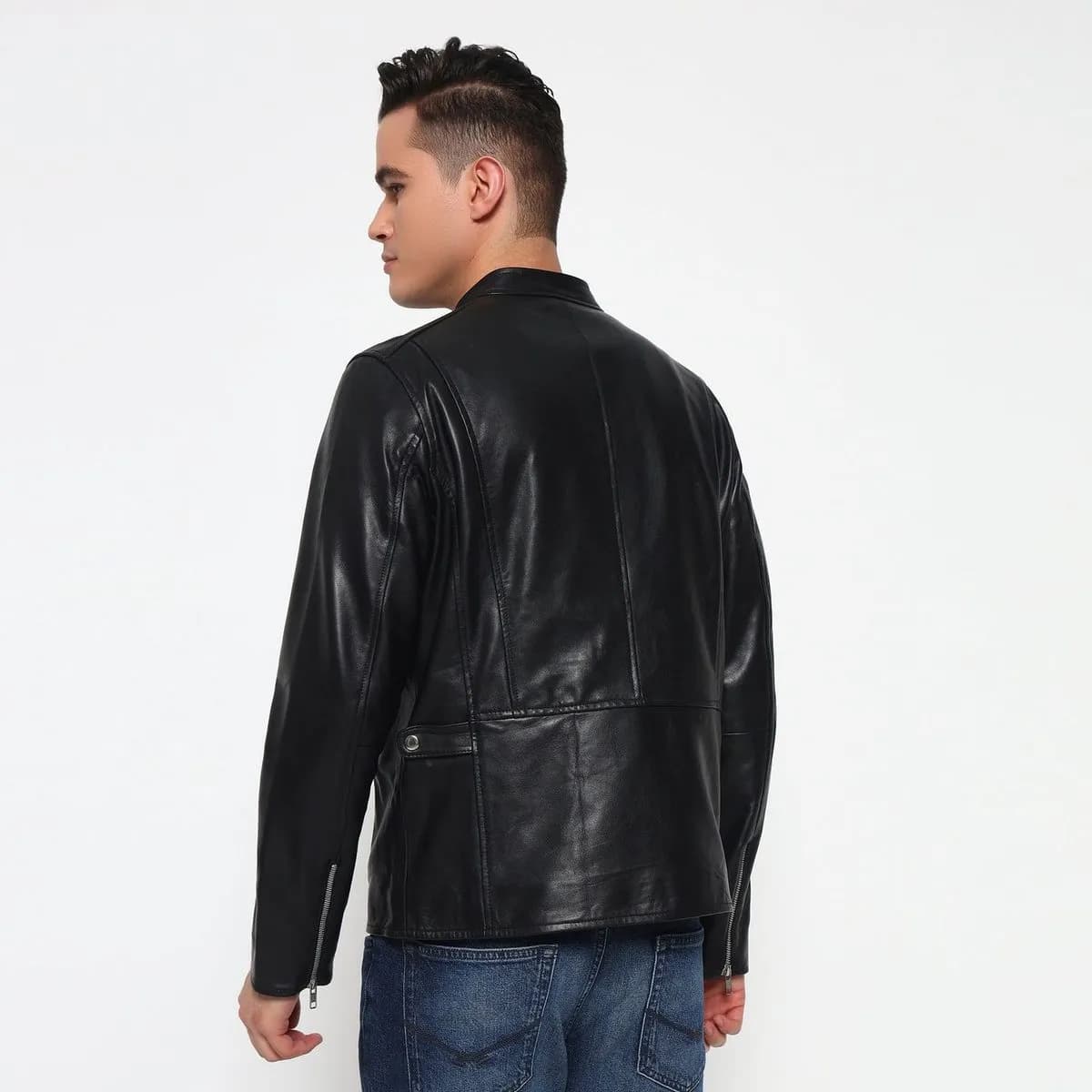 Prime Black Biker'S Men Jacket thumbnail 6
