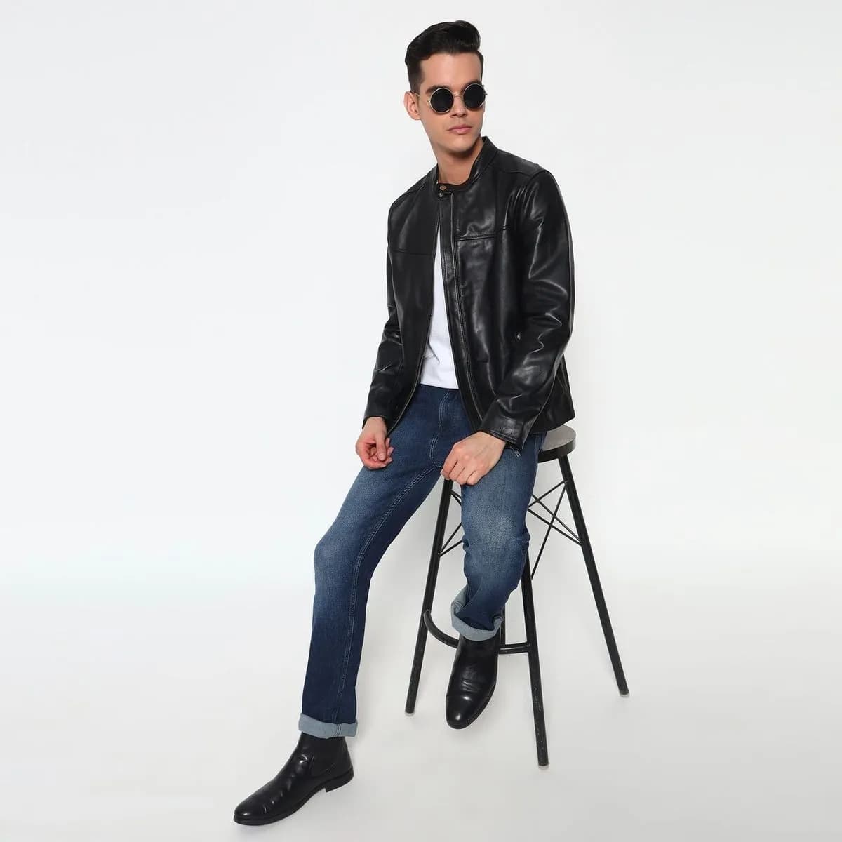 Prime Black Biker'S Men Jacket thumbnail 8