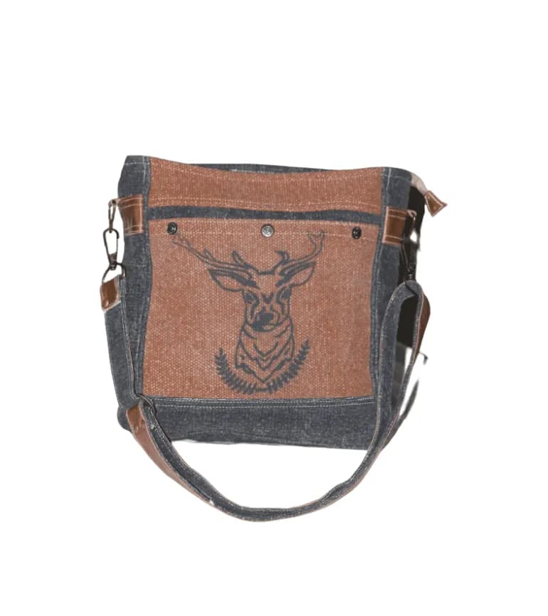 Printed Canvas Tote Bag