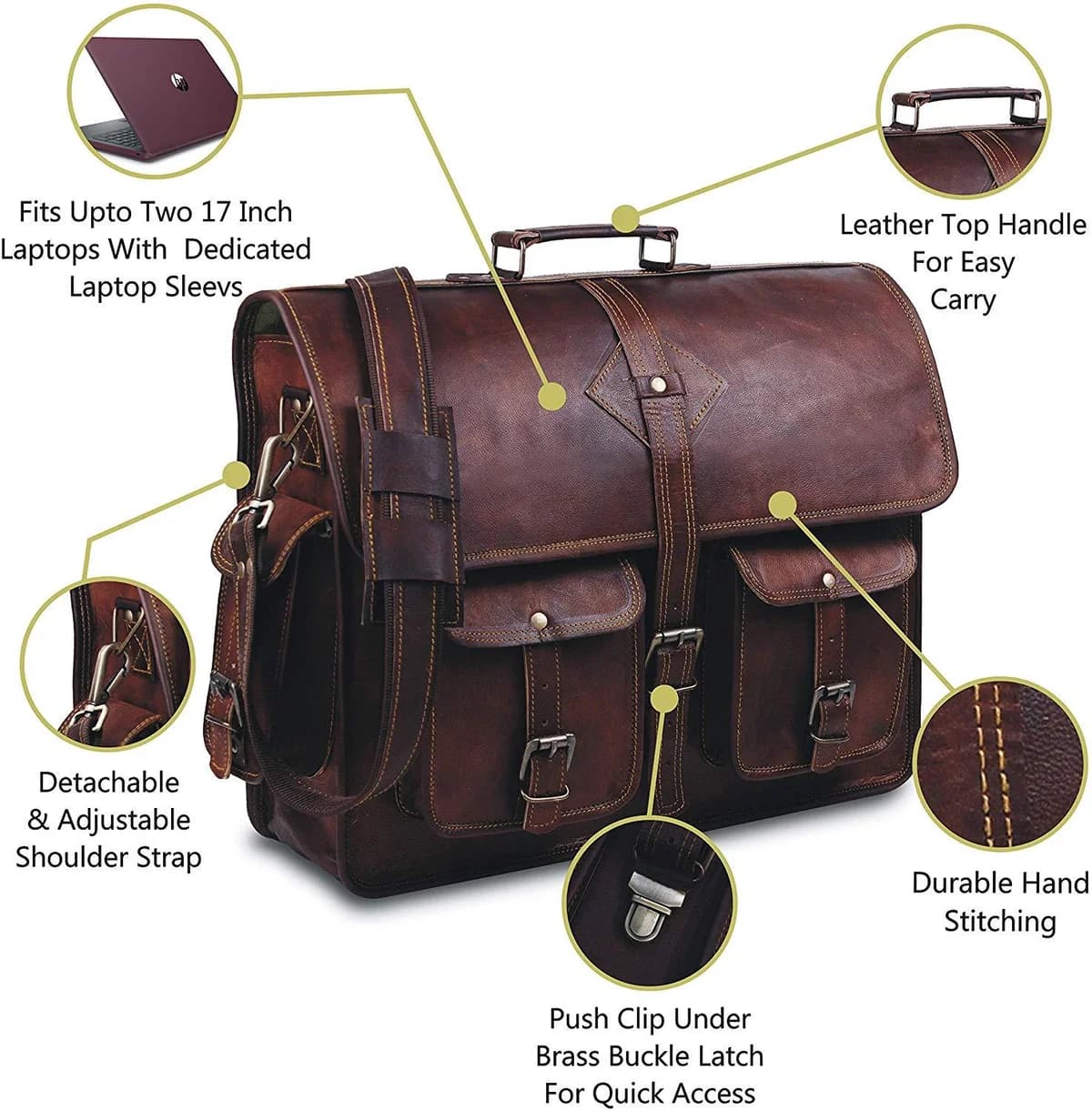 Retro Vintage Briefcase thumbnail 3