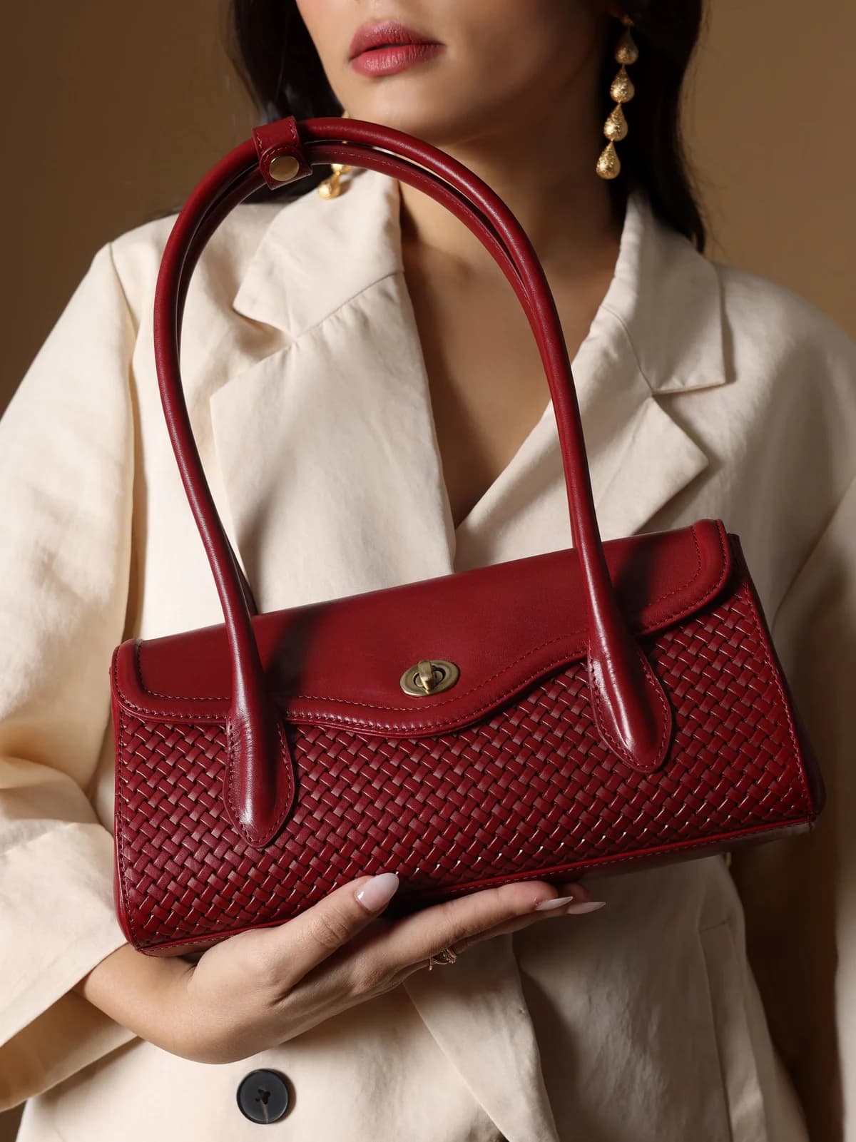 Seville Satchel (Cherry) thumbnail 2