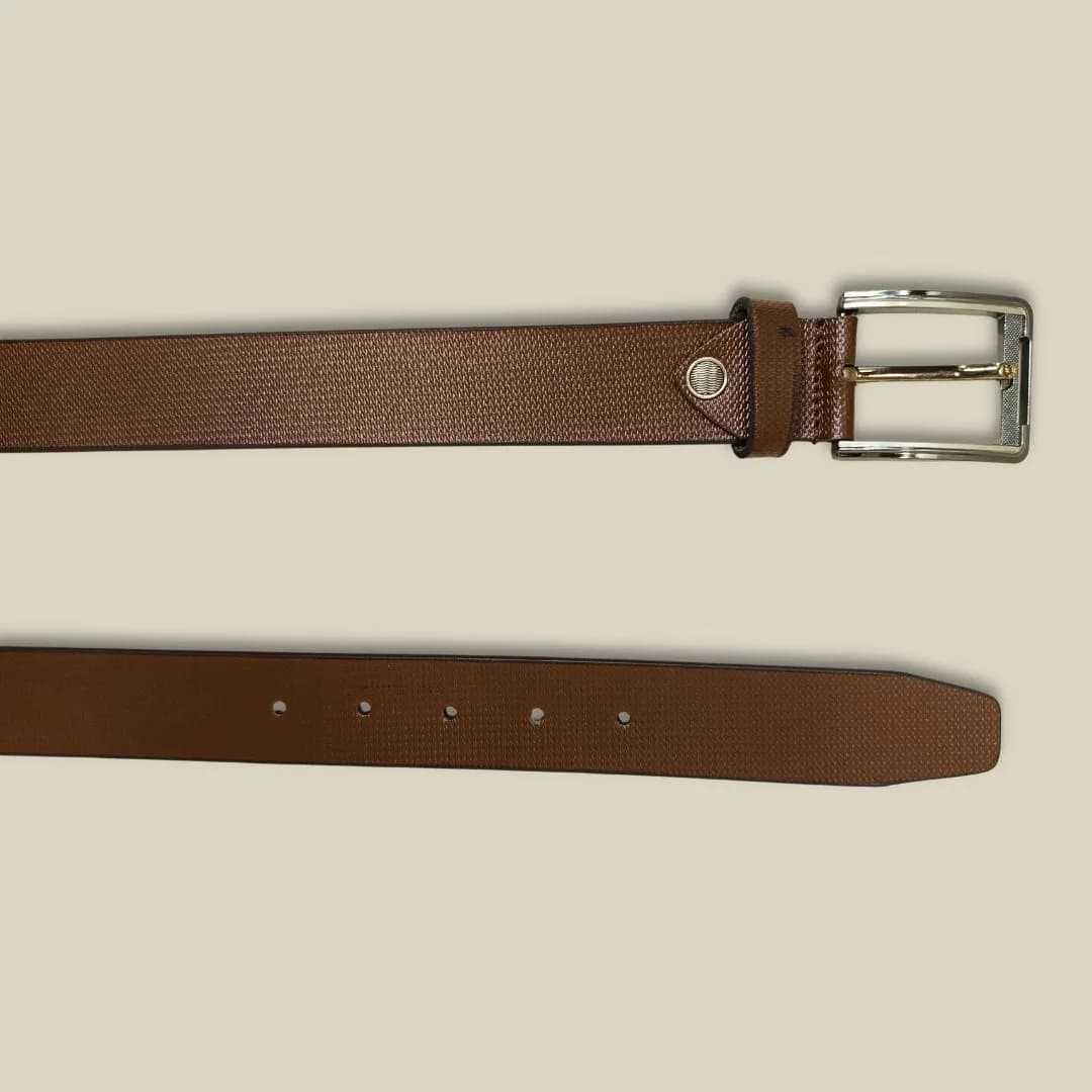 Shams AR Mens Brown Genuine Leather Formal & Casual Belt thumbnail 3