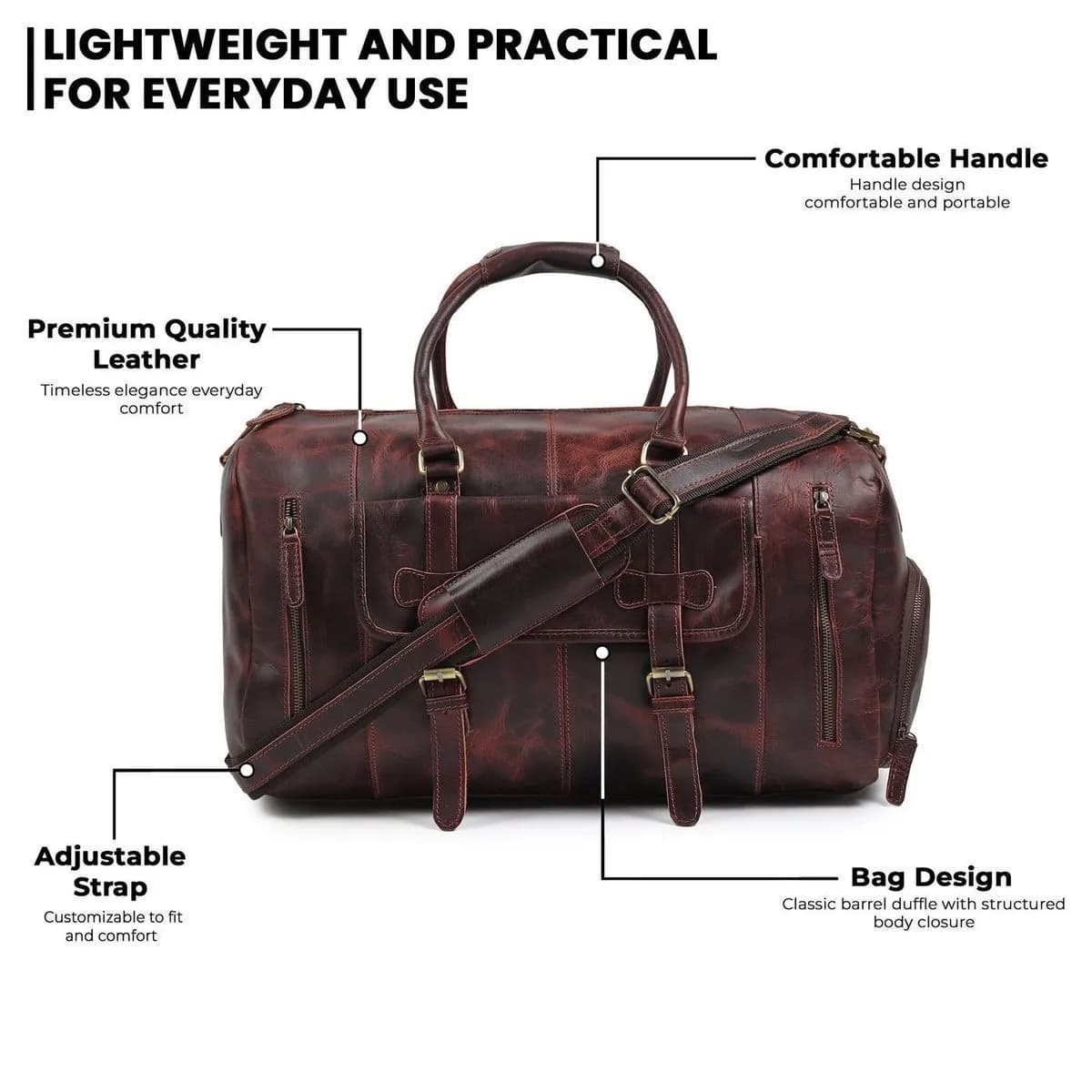 Sinclair Buffalo Duffle With Shoe Compartment thumbnail 6